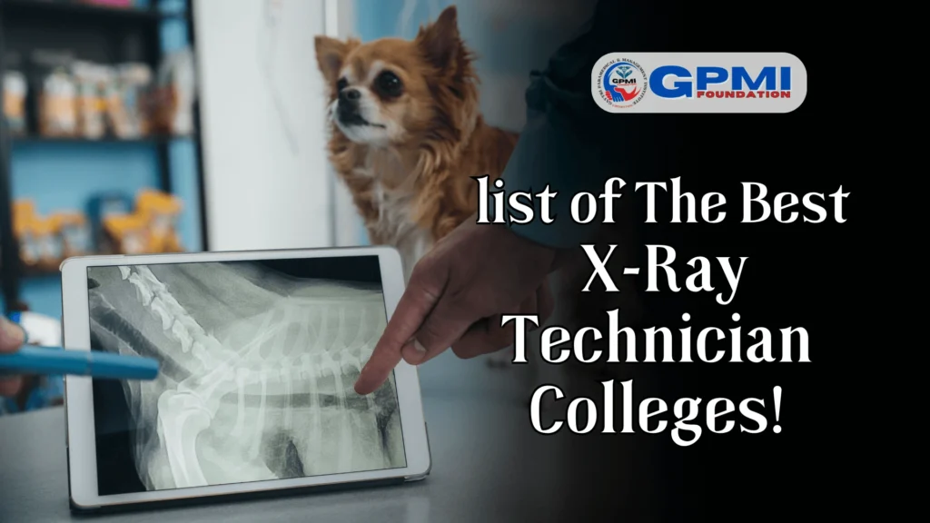list of the best x-ray technology colleges