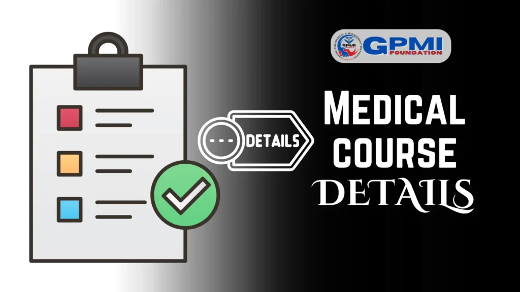 best medical courses details